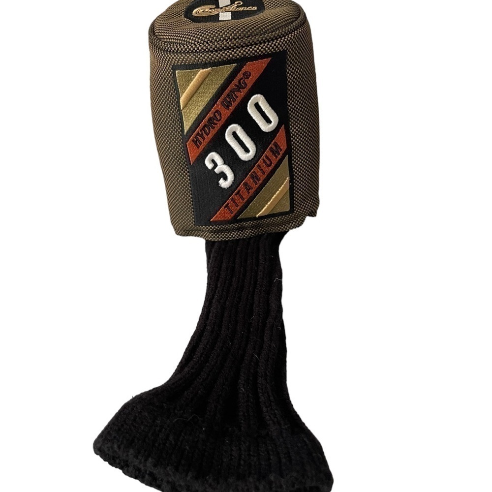 Hydro Wing 300 Titanium Gold Club sock  type  Head Cover